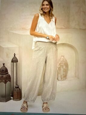 Original REGULAR Sadhu French Linen Pants Flax
